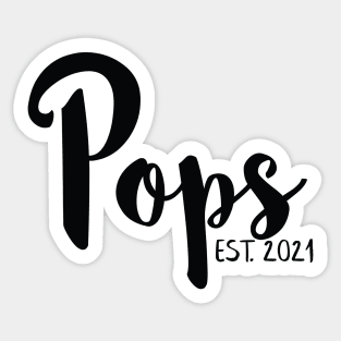 Pops Pregnancy Announcement Sticker